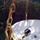 Metal and bronze swan collar empire style chandlier