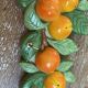 Porte torchon décor abricots création Ceciliam Vallauris