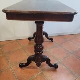 Antique mahogany bistro table