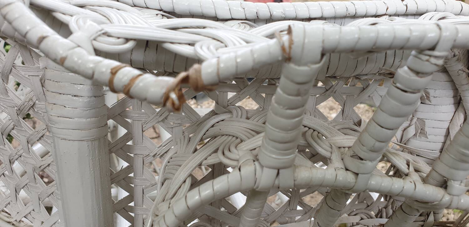 Emmanuelle rattan armchair