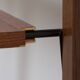 Scandinavian two bay rosewood free-standing wall unit