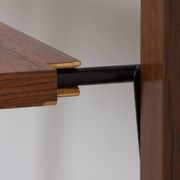 Scandinavian two bay rosewood free-standing wall unit