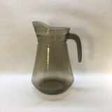 Carafe de cantine en verre ambré