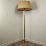 Golden tripod floor lamp