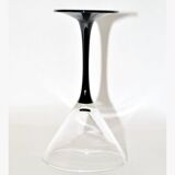 Black stemware vintage