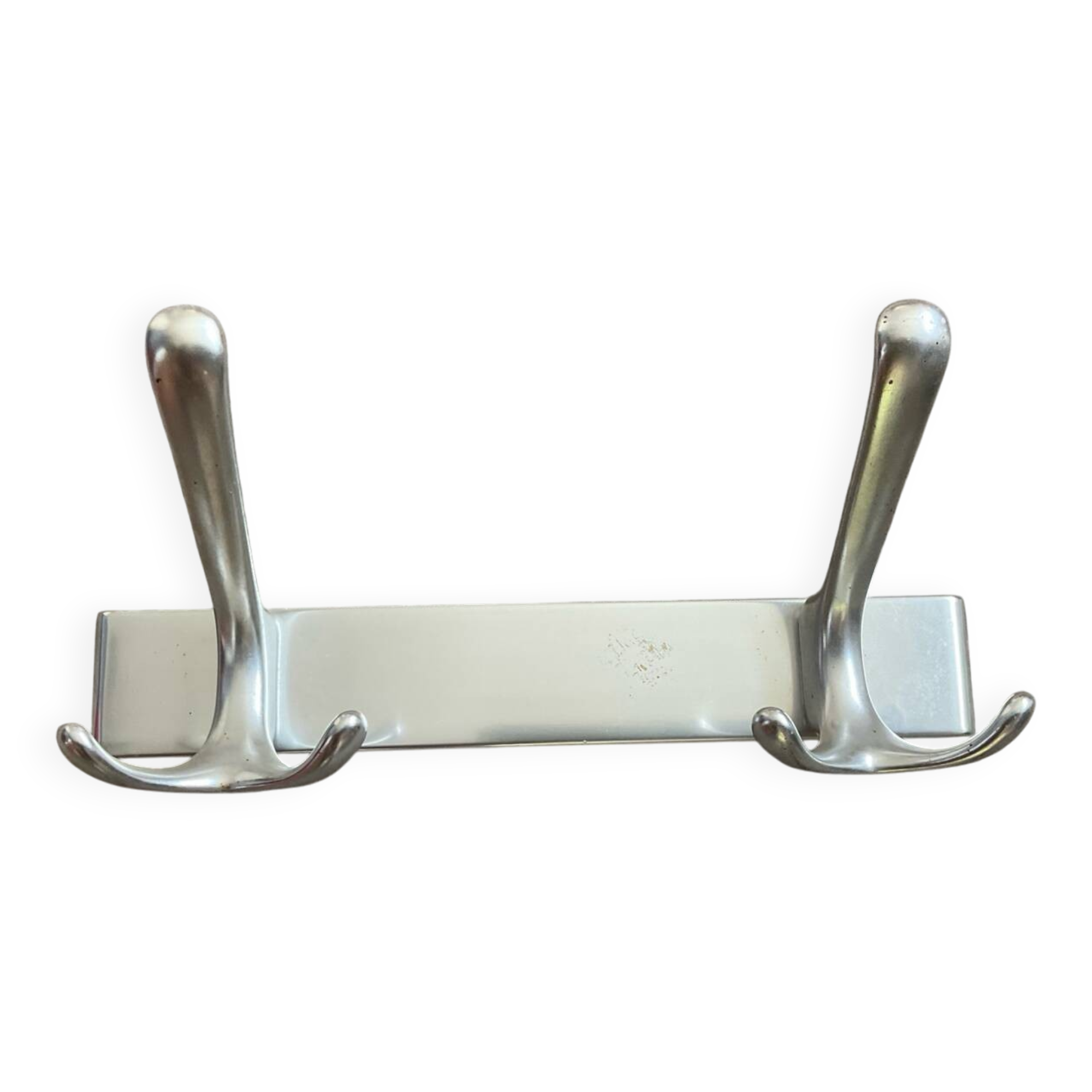 Vintage aluminum coat rack