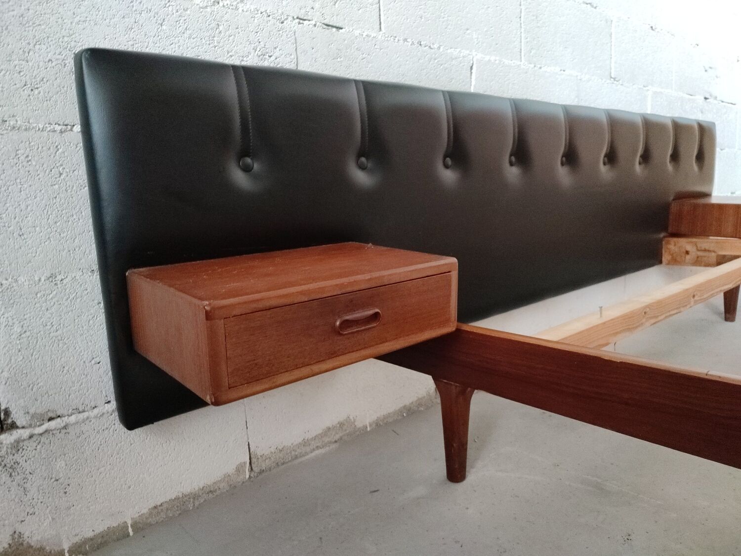 Scandinavian rosewood bed