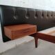 Lit scandinave en palissandre
