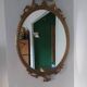Baroque mirror in gilded brass, C.G.R