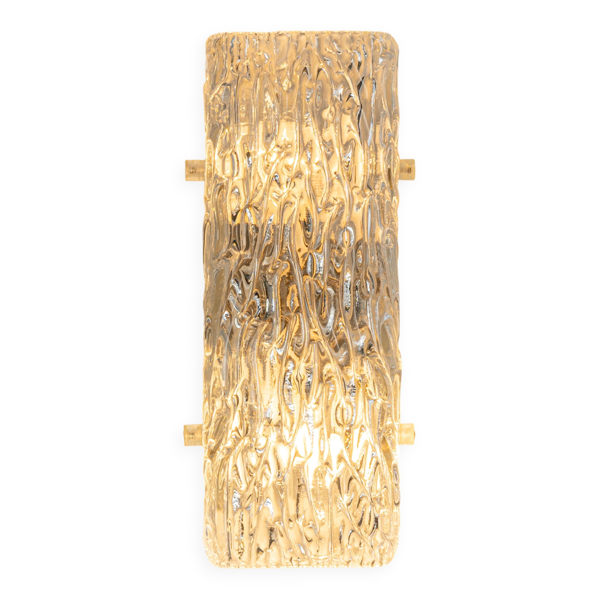 Pairs of Kalmar glass wall lights, Austria, 1960s.