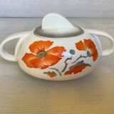 Art Deco flower sugar bowl