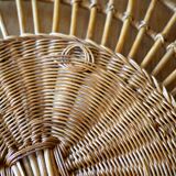 Mirror rattan galaxy 79x67cm