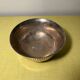 Silver metal stand bowl
