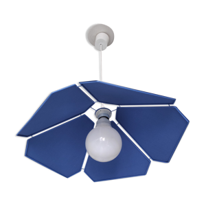 suspension pétales bleus des années 80