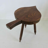 Wooden "ace" tripod stool from the 50s 60s