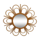 Rattan mirror 1960 58cm