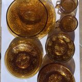 Vereco tableware (Daisy model) smoked glass