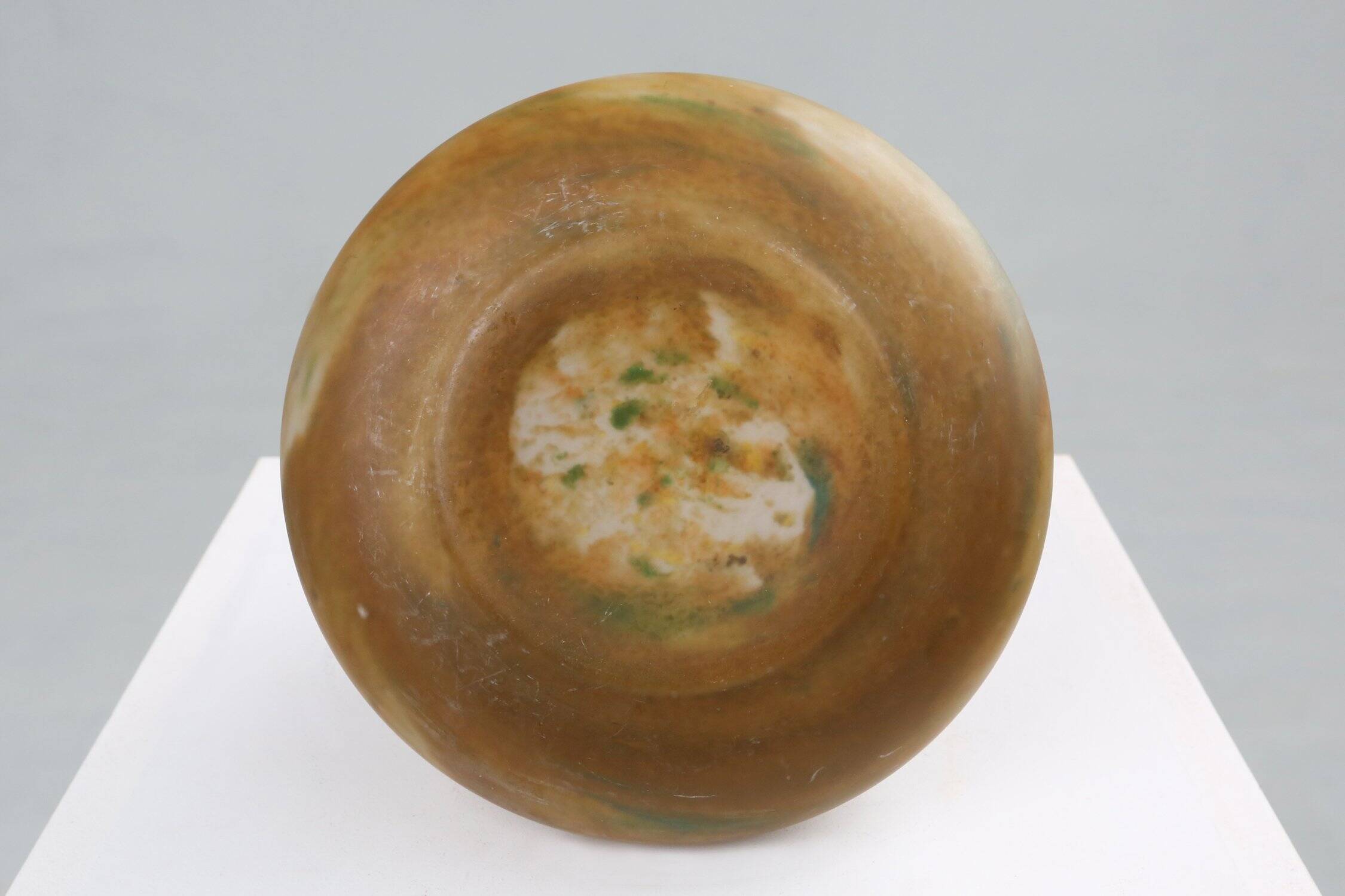 Vase en pâte de verre Art Nouveau, France années 1920
