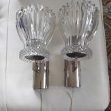 Pair of 70s wall lights