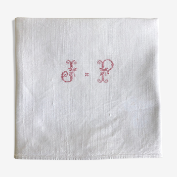 Harvest tablecloth, jp monogram