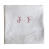 Harvest tablecloth, jp monogram