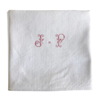 Harvest tablecloth, jp monogram