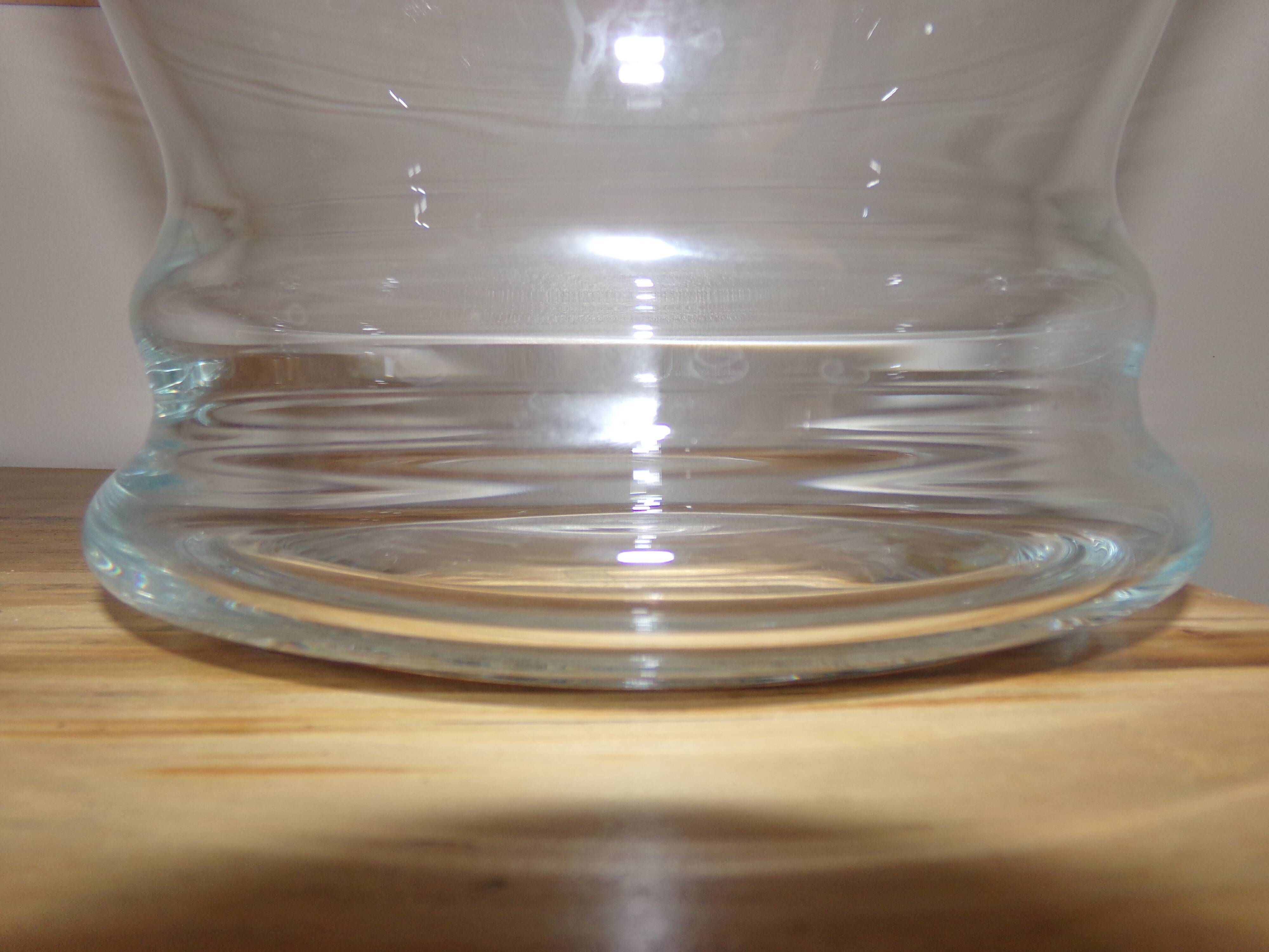 Large glass apothecary jar