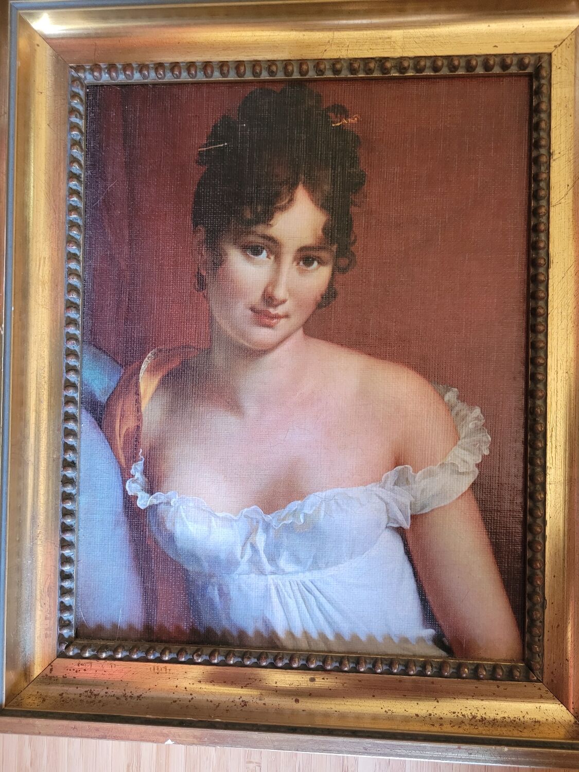 Portrait de madame Récamier reproduction numérotée