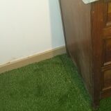 Commodity / wooden and marble toilet table