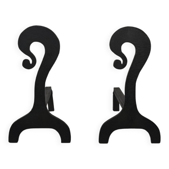 Pair of andirons