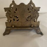 Old brass mail holder