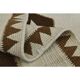 1970s Vintage Turkish Hand-Knotted Wool Cotton Beige Runner Rug 96x343