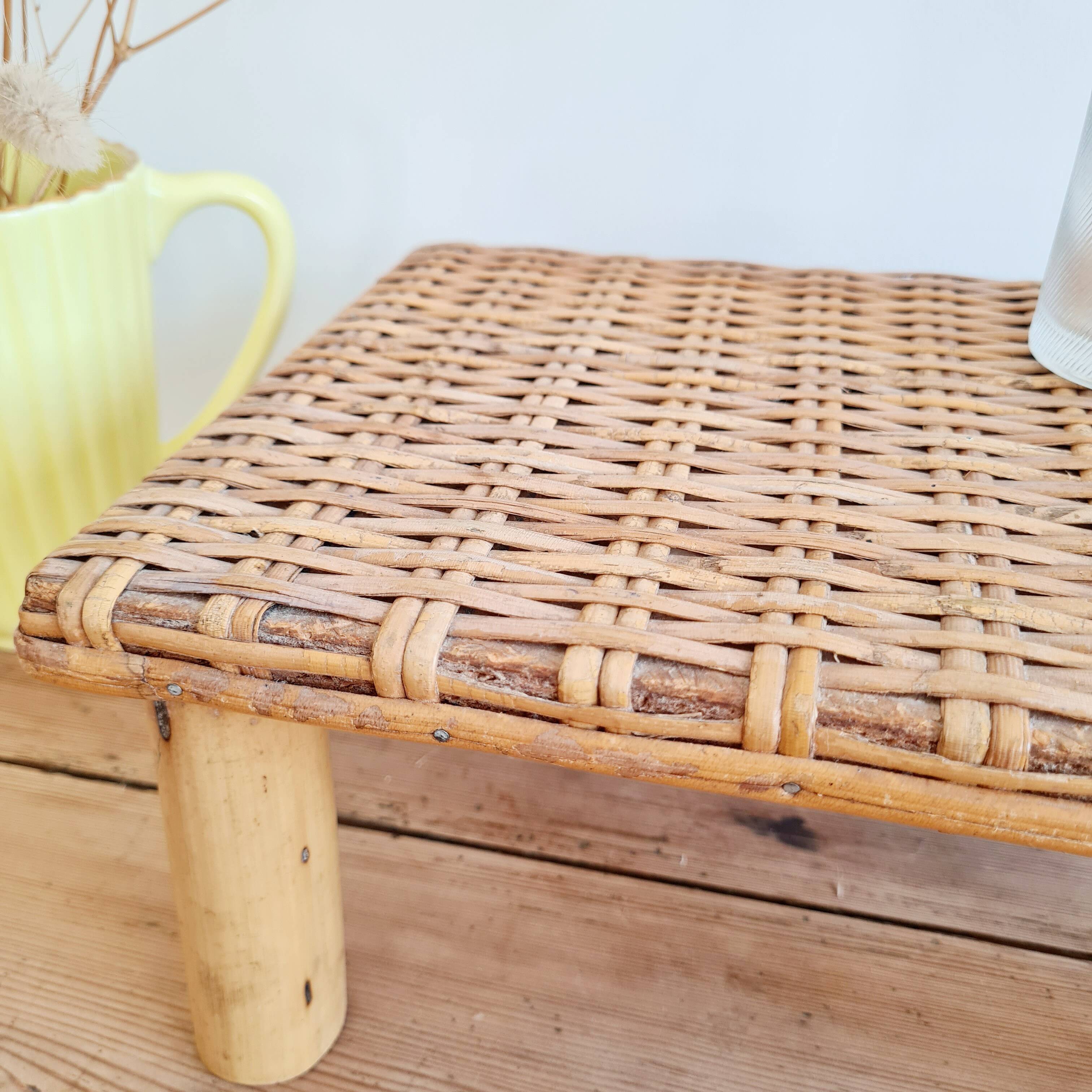 Stool - bamboo stool - bamboo plant stand