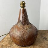 Vintage ceramic lamp base by Sesame Vallauris