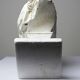 Antique white plaster bust of Louis XIV after Gole & Le Brun