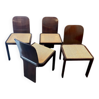 Lot de 4 chaises Pier Luigi pour Pozzi Milano 1970