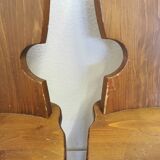 Vintage Tyrolean Wooden Dining Chairs - 1970s Farmhouse Style - Set of 4