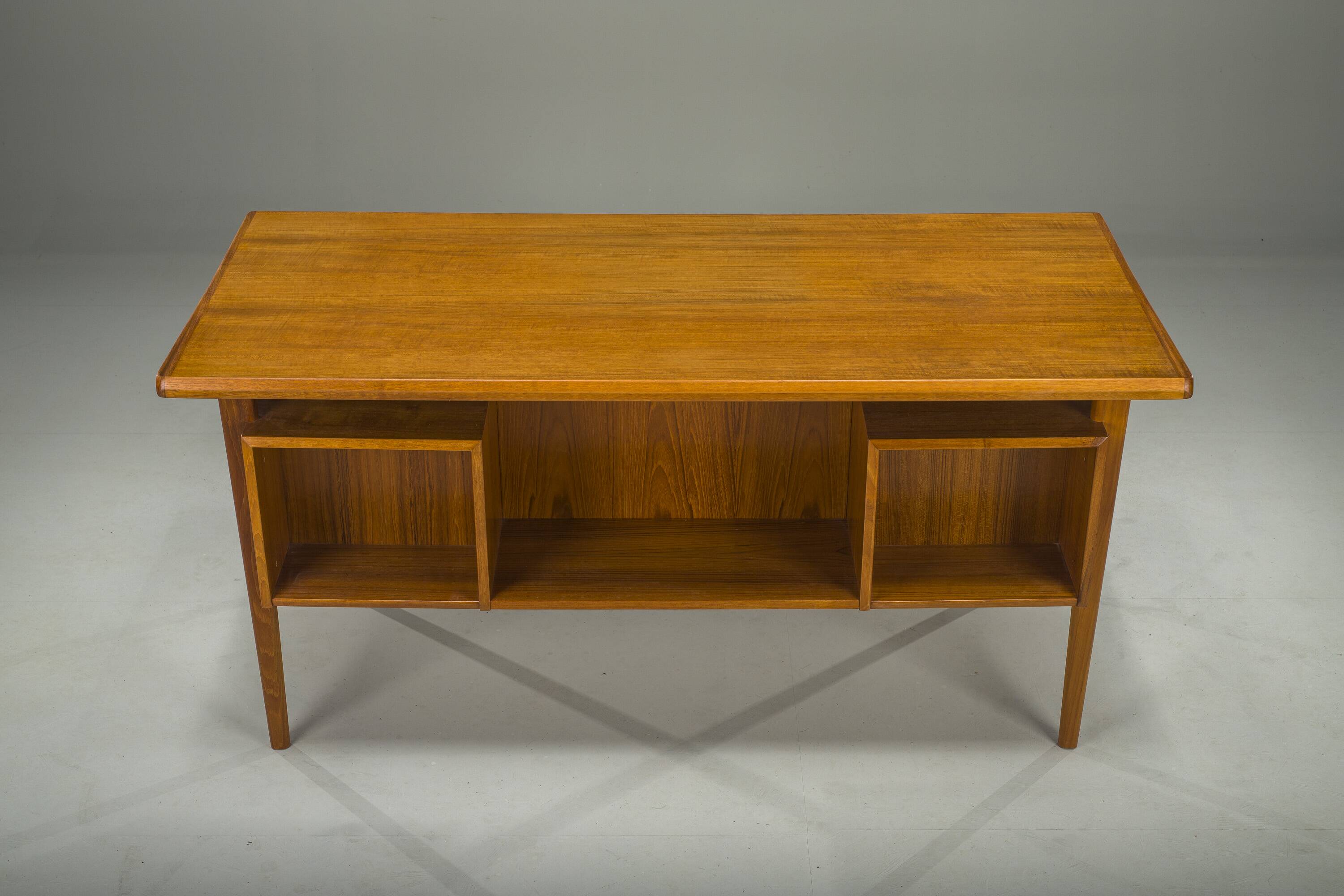 Danish Teak Desk by Peter Lovig Nielsen for Hedensted Mobelfabrik, 1964