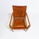 Chaise Safari Kaare Klint en chêne et cuir par Rud Rasmussen