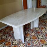 Travertine table