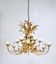 Hans Kögl XL Hollywood Regency golden wheat floral bouquet in iron, 1970s