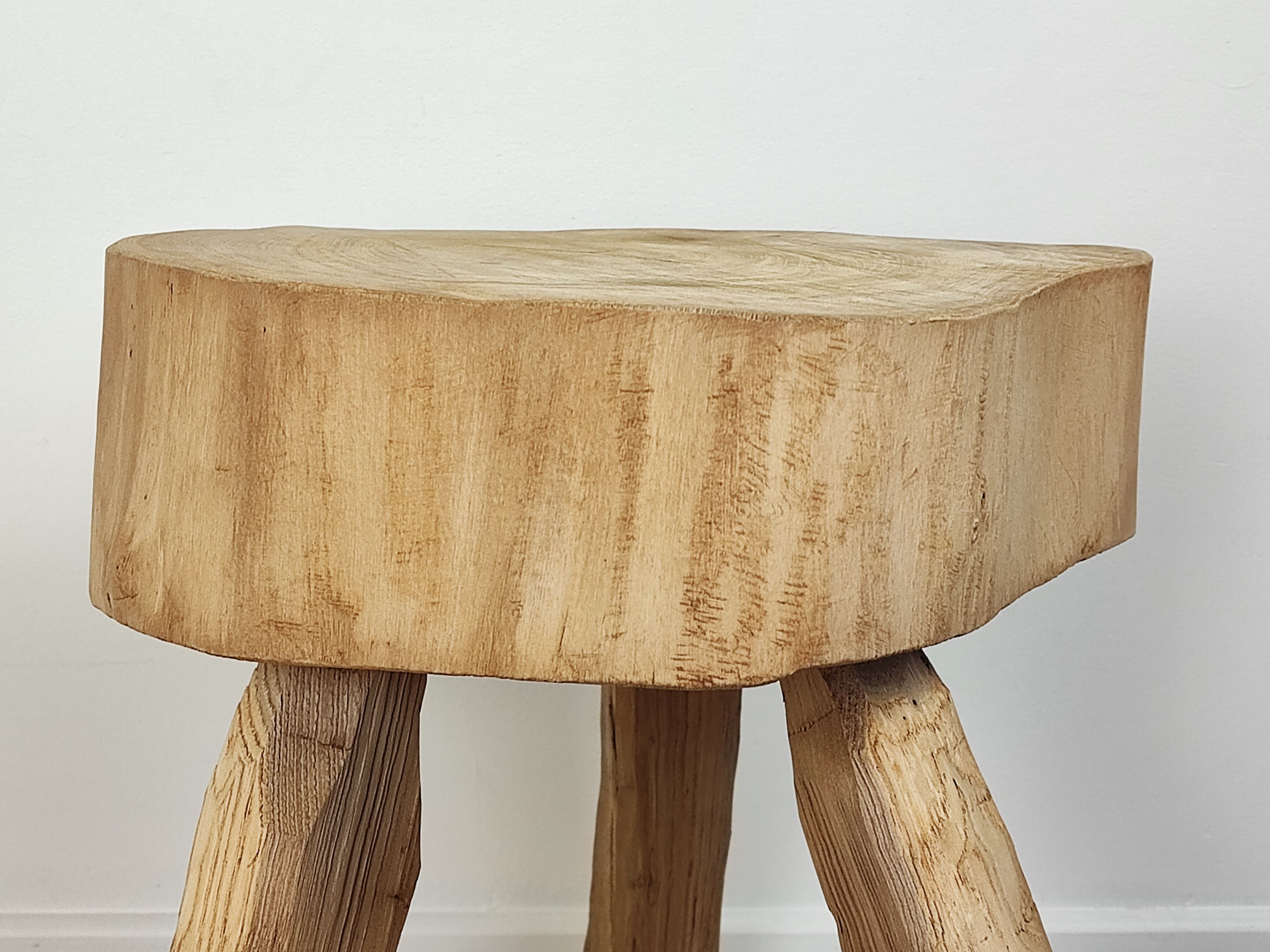 Brutalist tripod stool