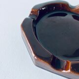 Cendrier hexagonal ancien en céramique Arma