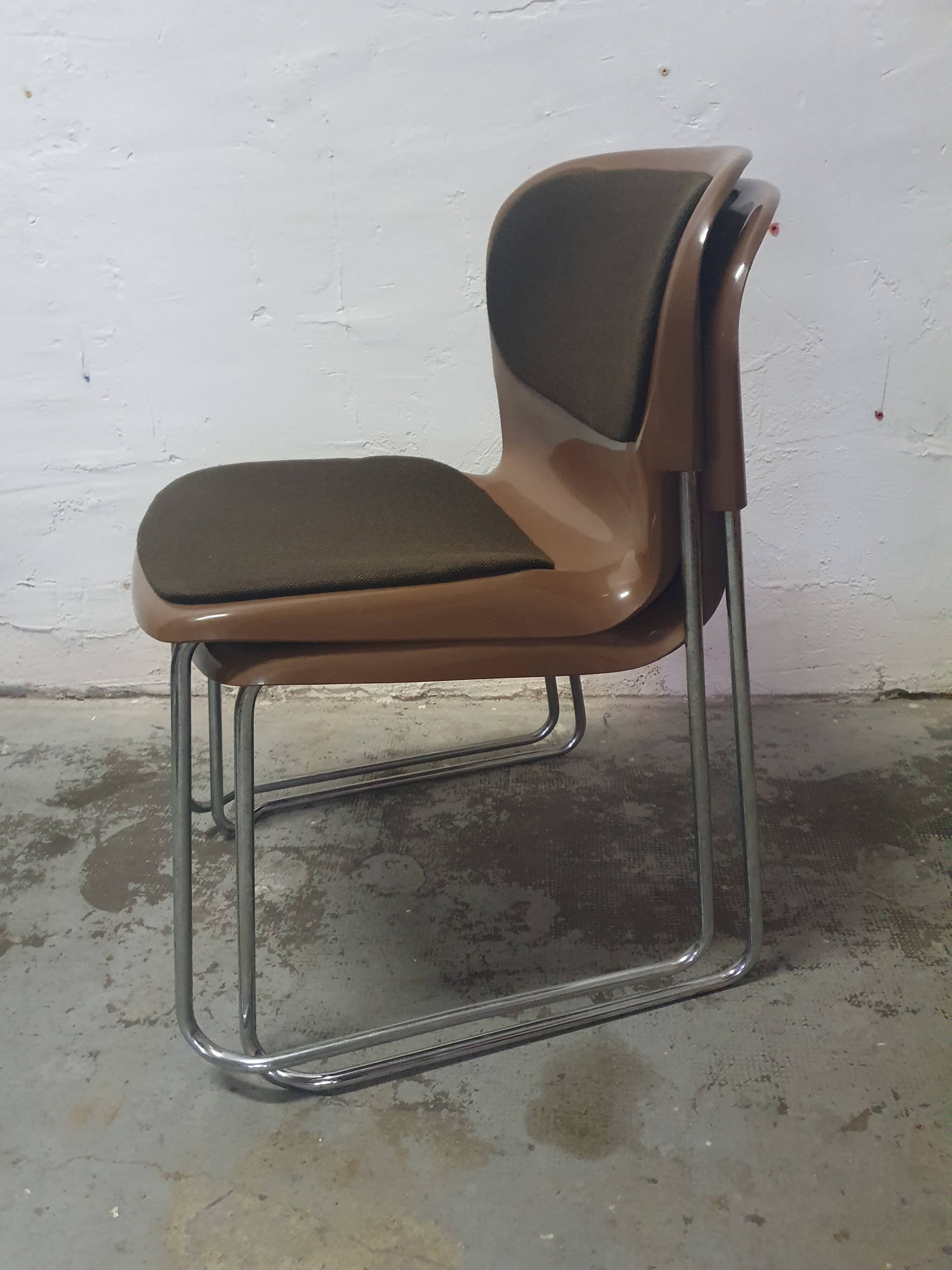 Pair of Drabert chairs designed by Gerd Lange