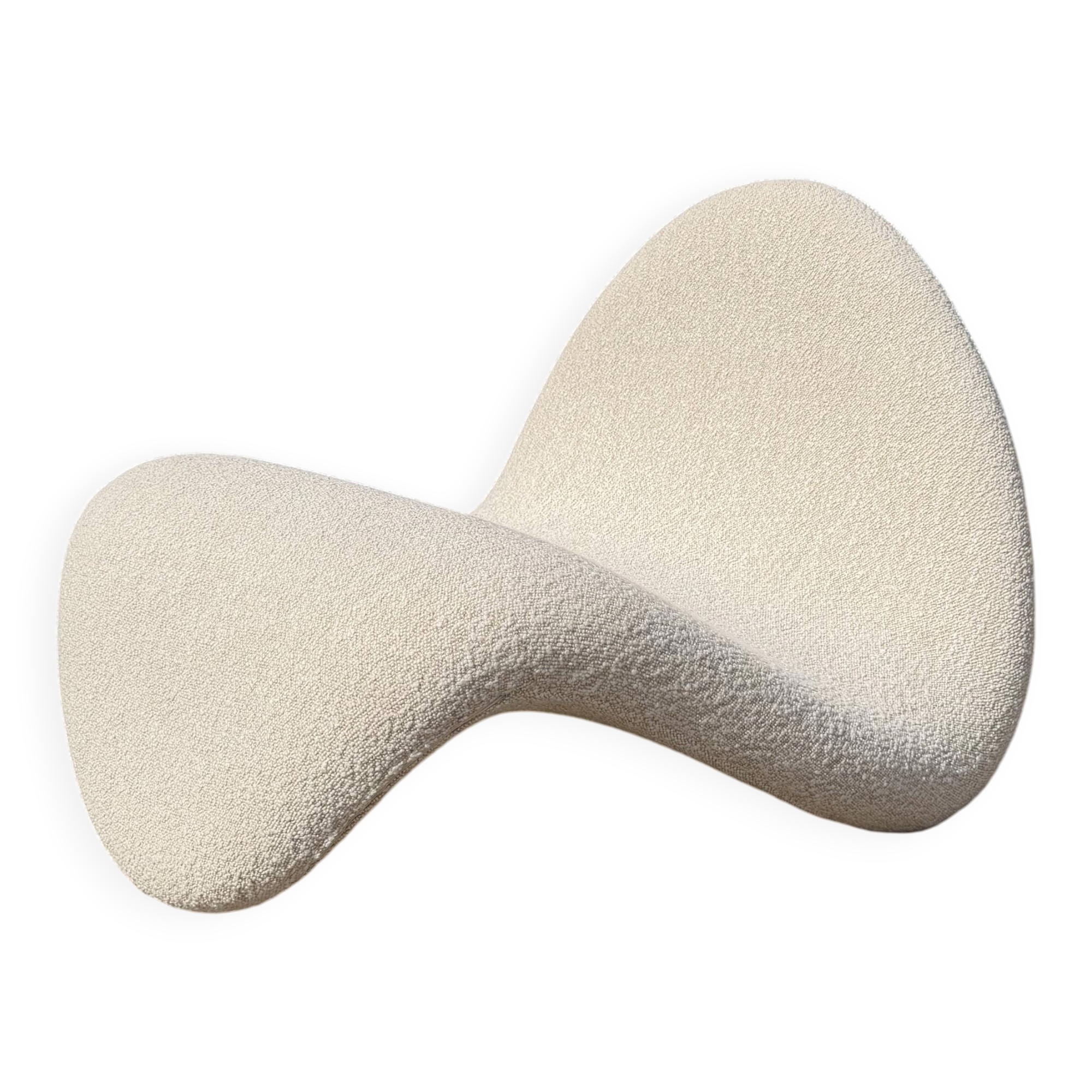 Artifort tongue f577 pierre paulin en beige bouclé in new condition!!