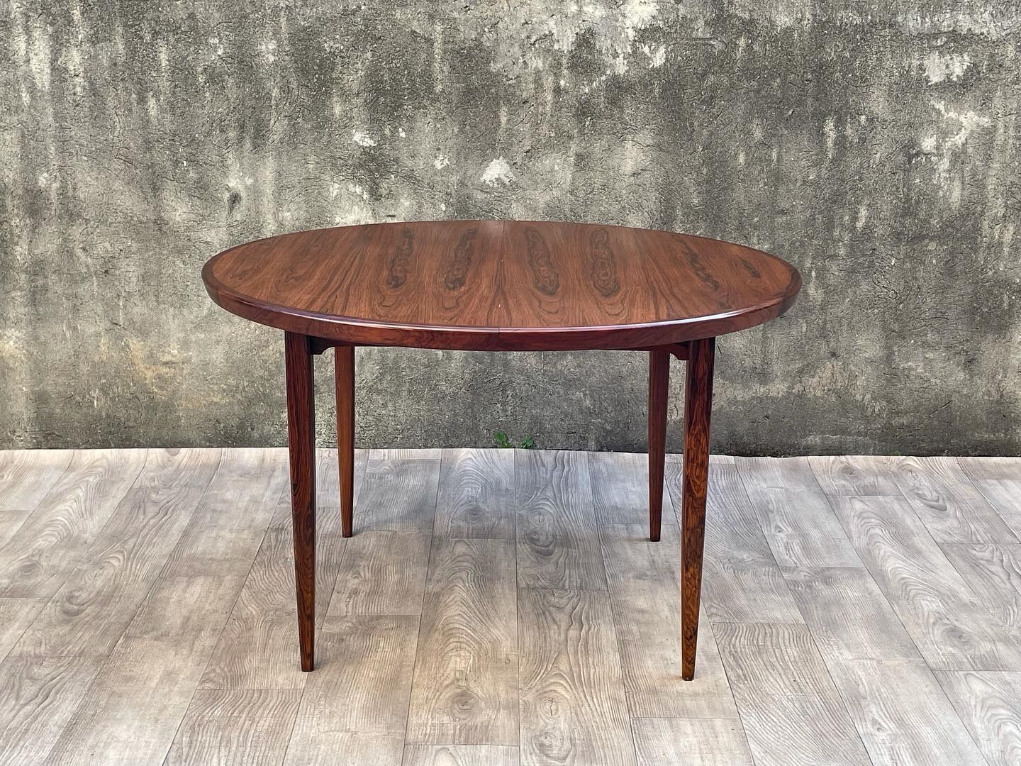 Table scandinave extensible en palissandre, 1960s