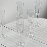 6 flûtes / verres à champagne Luminarc.