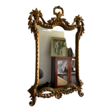 Miroir bois sculpté style régence