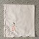 Nappe 160 x 260 ajourée brodée et 12 serviettes