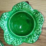 Vintage ceramic barbotine bonbonnière in the shape of a cabbage – 1950s